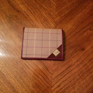 RARE Vintage Burberrys Check Wallet w/ coin purse